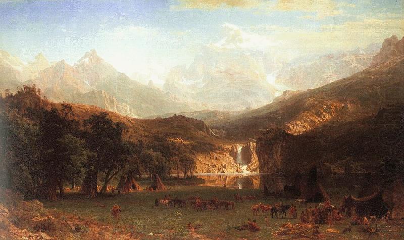The Rocky Mountains, Landers Peak, Albert Bierstadt